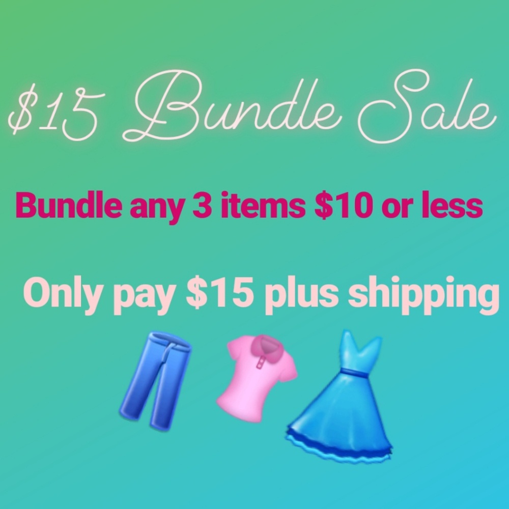 $15 Bundle Sale